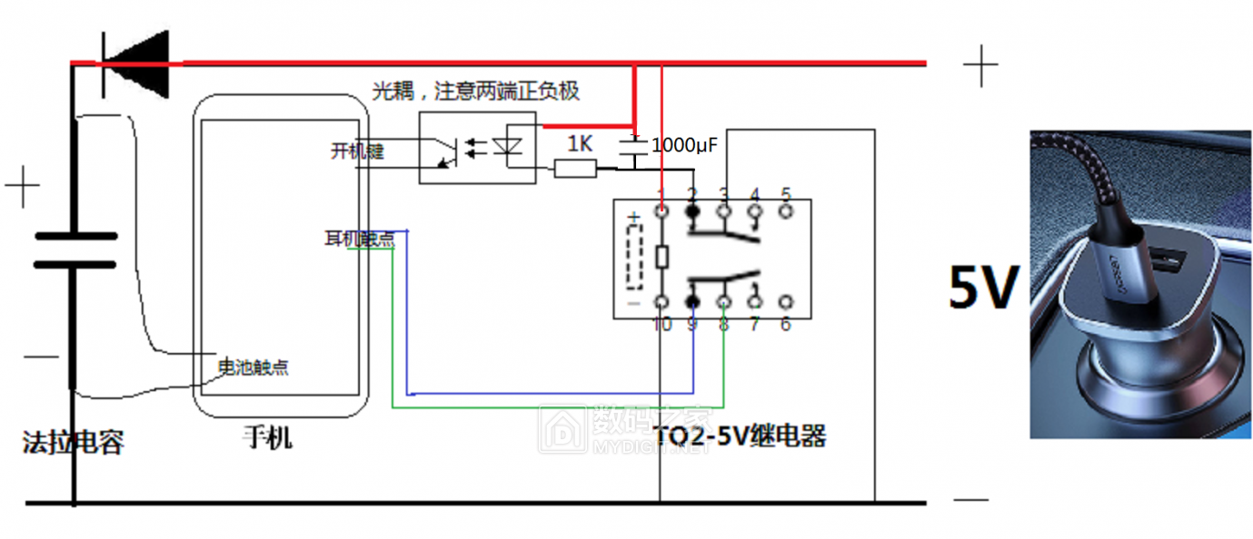 电路示意图