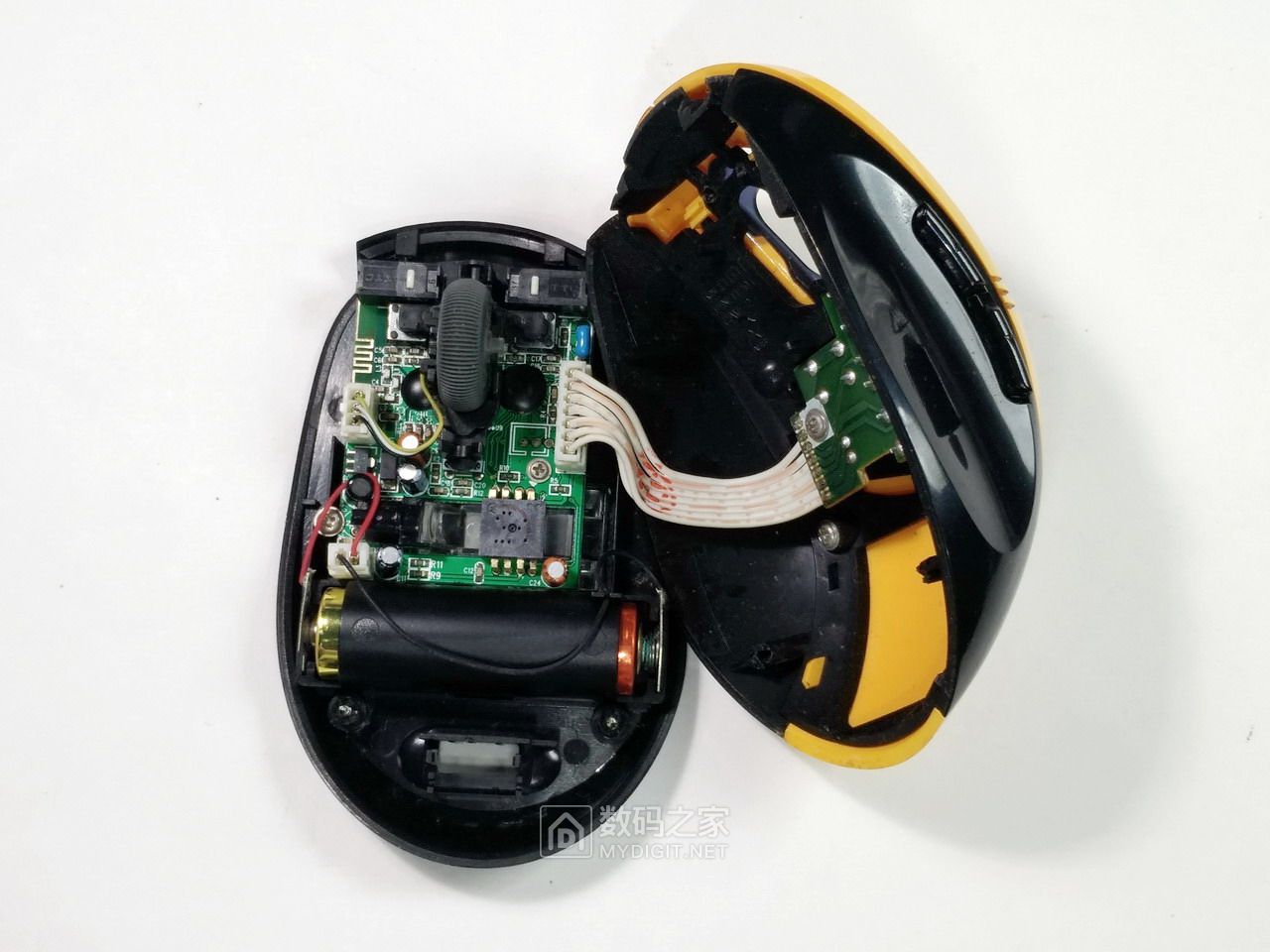 拆西墙补东墙摔坏的雷柏无线鼠标维修