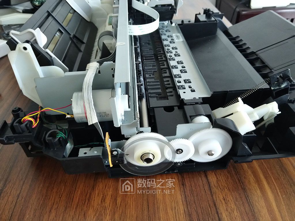 拆修佳能canonmp288打印一体机卡纸错误码e03