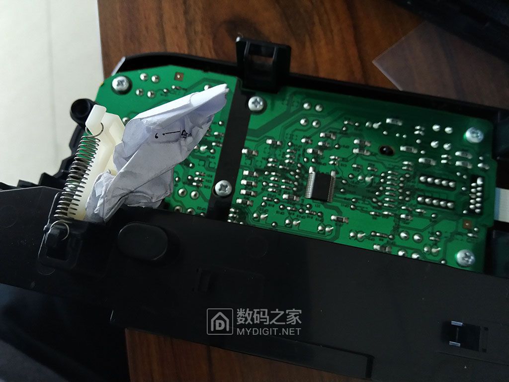 拆修佳能canonmp288打印一体机卡纸错误码e03