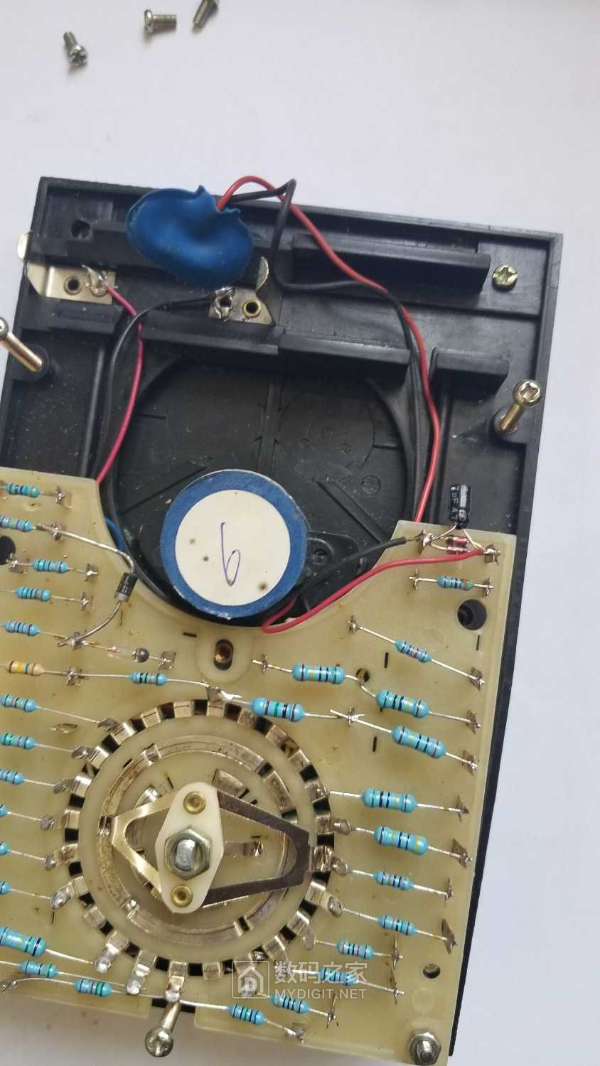 拆个收拾出来的南京金鑫mf47指针万用表