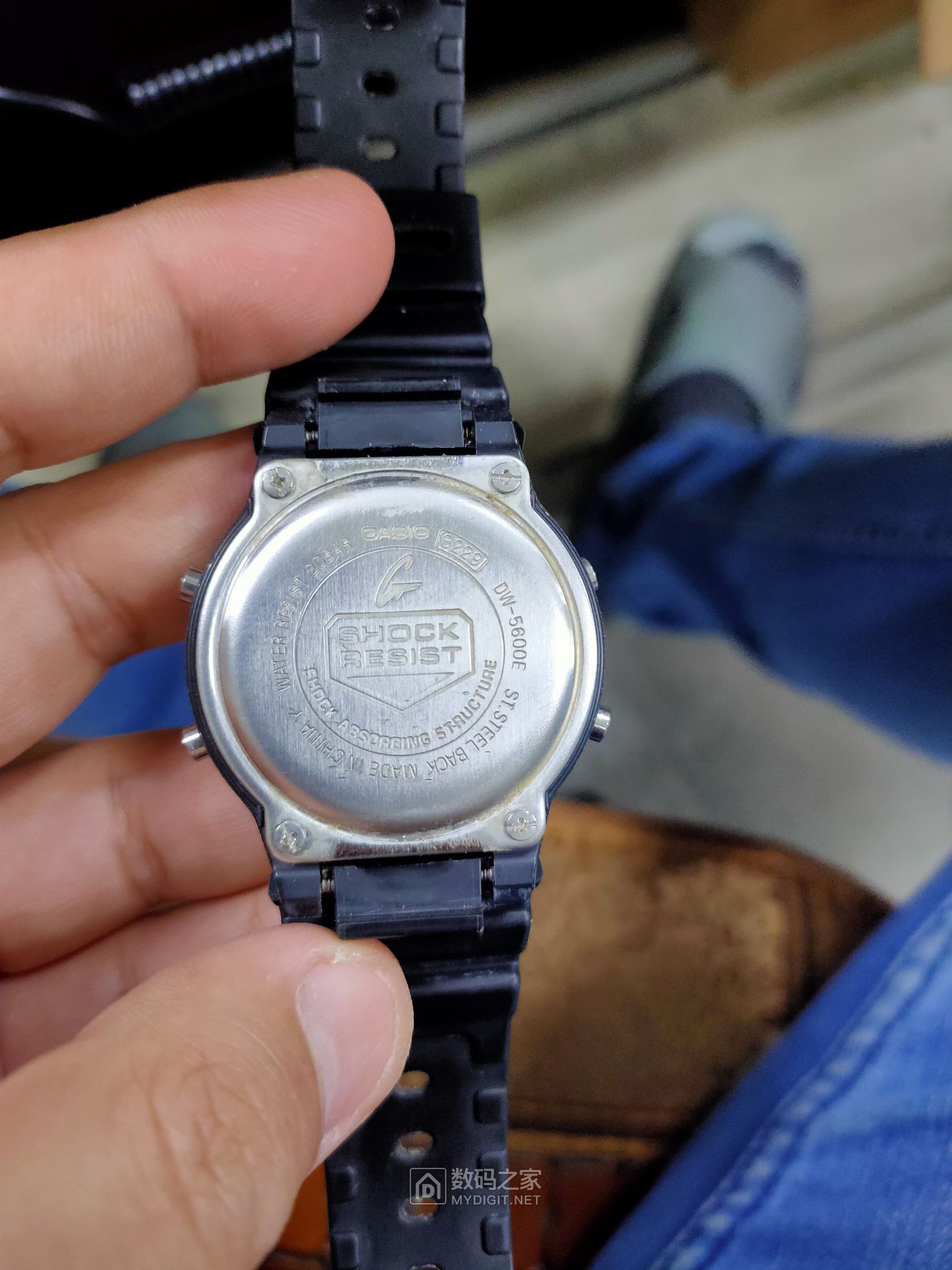 清理一个老卡西欧gshock系列dw5600e