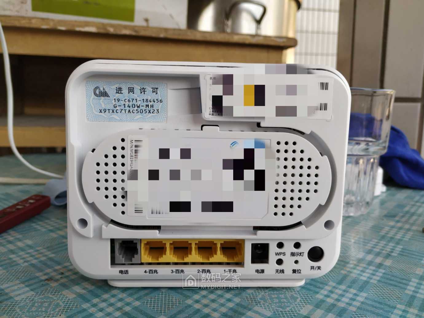 终于找移动换了个千兆光猫,给的型号是贝尔W-140W-MH,。 - 拆机乐园 数码之家