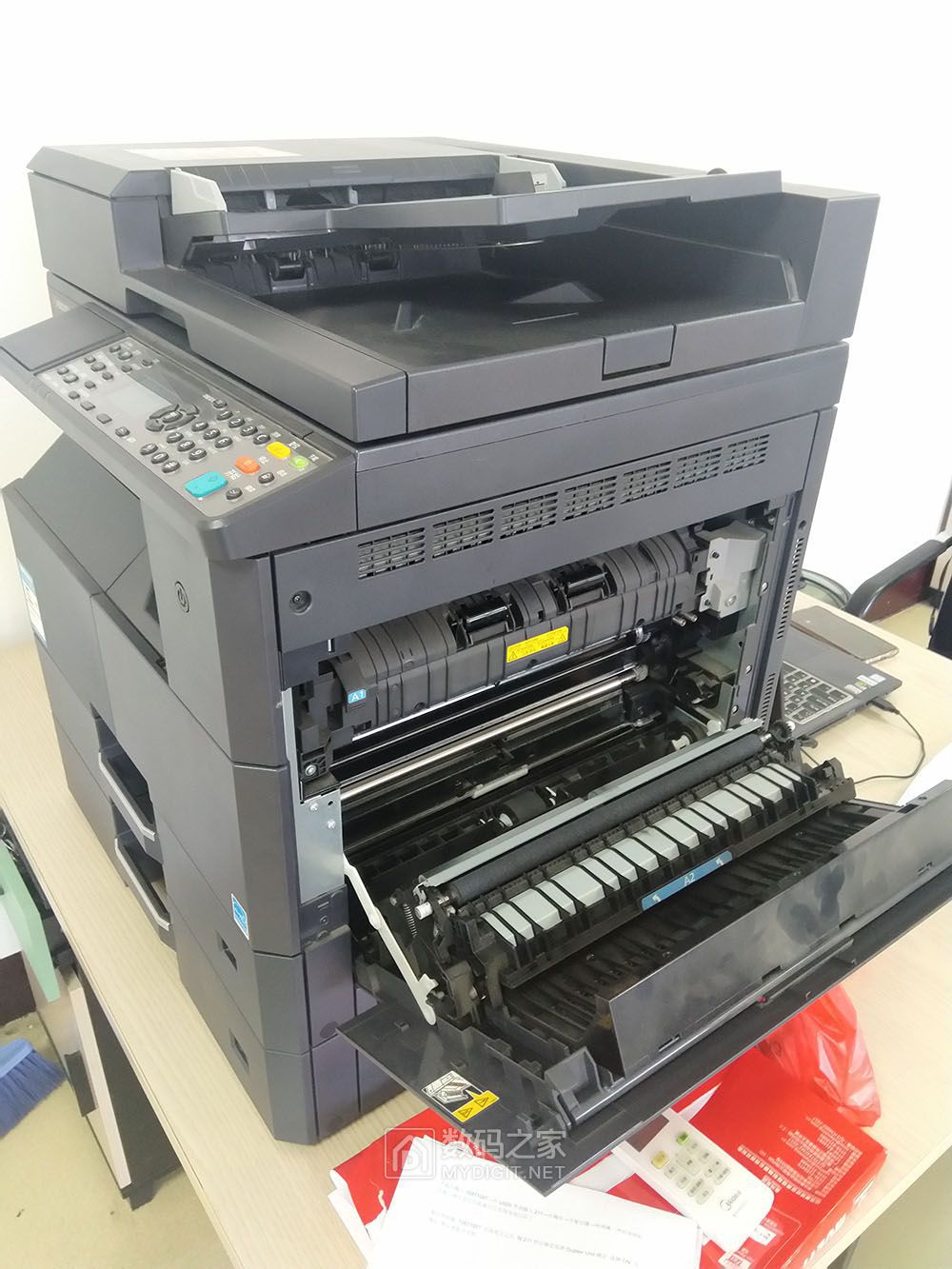 解决京瓷2201复印机不能双面打印问题