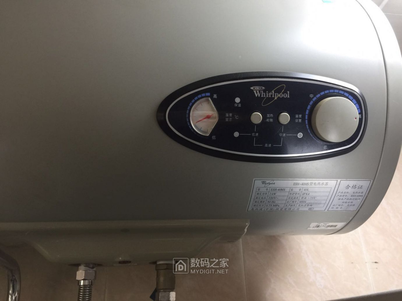 惠而浦電熱水器拆換鎂棒過程,比較特別(whirlpool esh-40ms) - 拆機