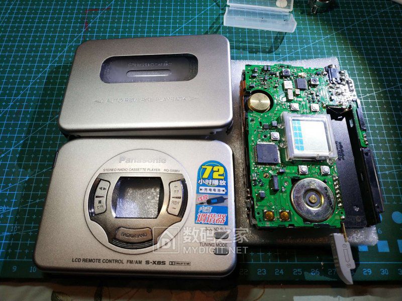 拆机小白的怀旧情怀松下随身听rqsx88v拆解维修未完工