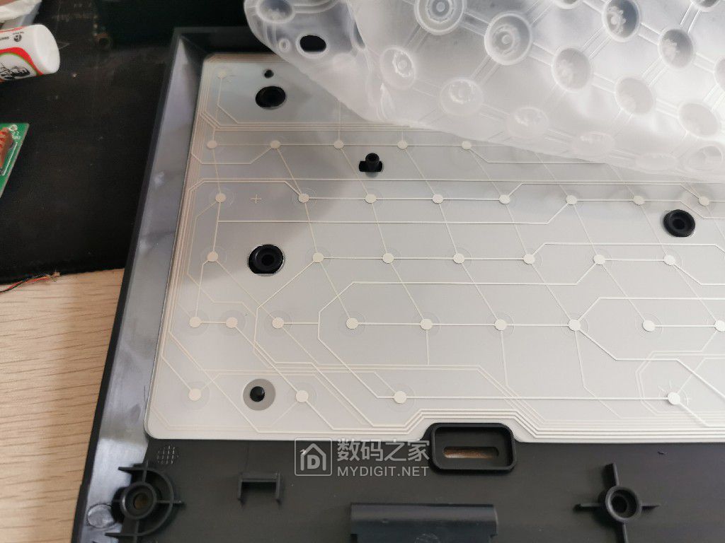 收了一个联想kb1021薄膜键盘拆机验货