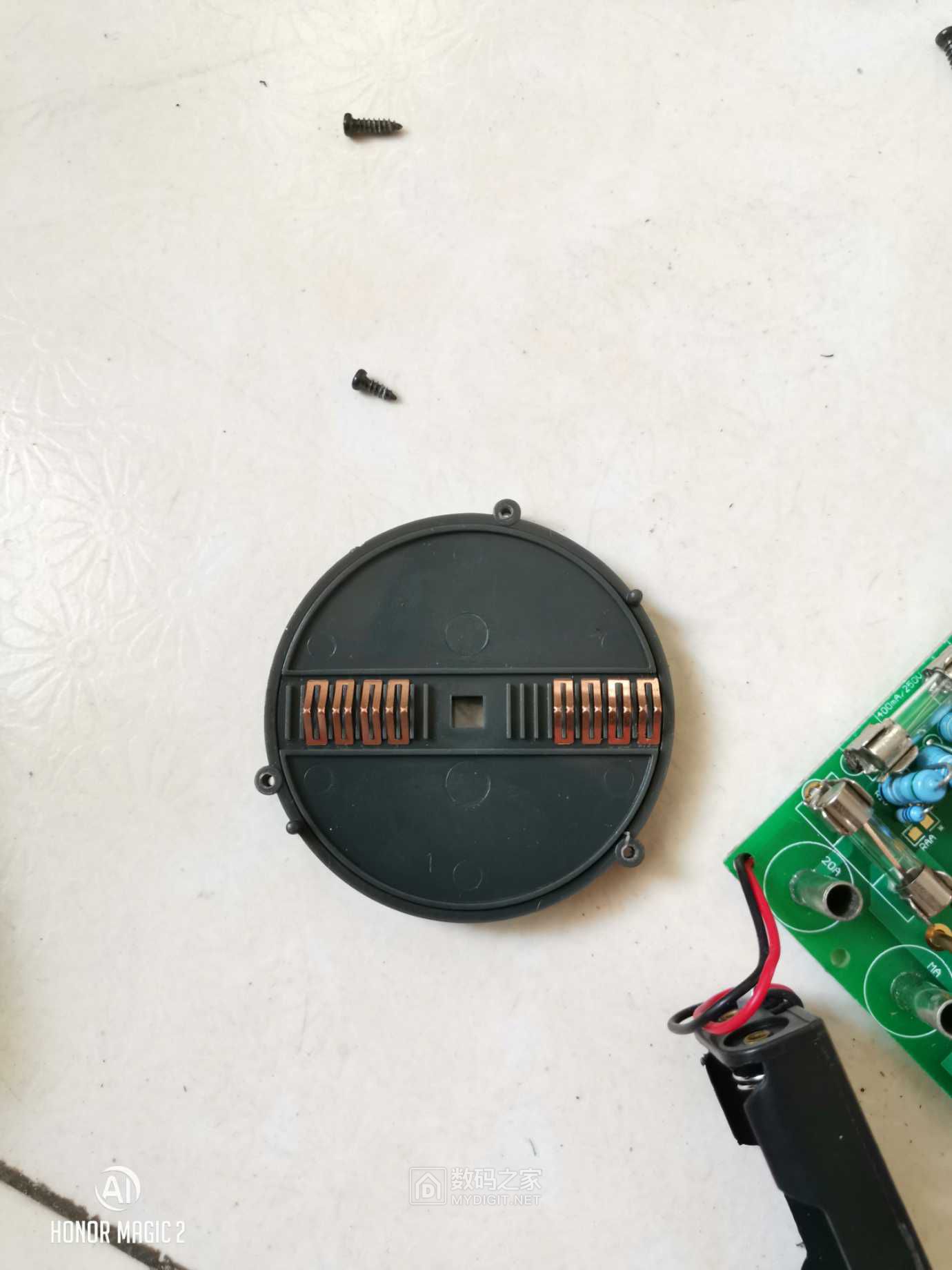 已修复手残拆机胜利万用表vc97档位不知道怎么装了