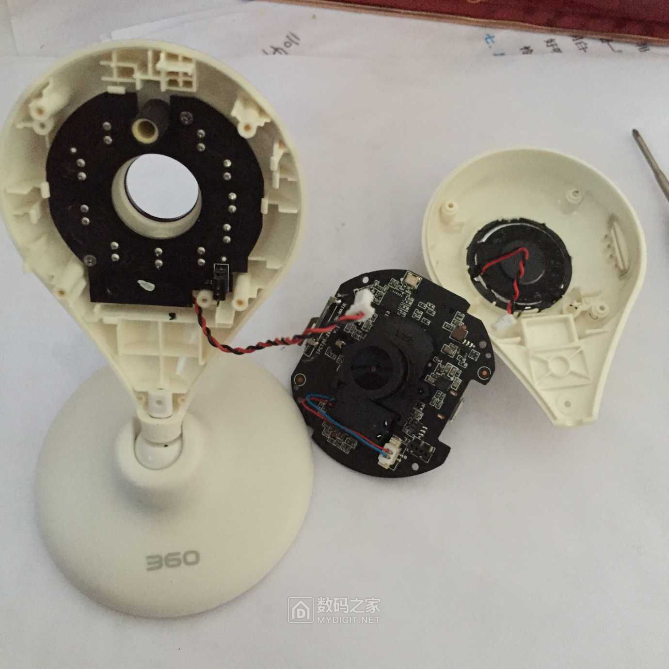 拆一个360水滴摄像头
