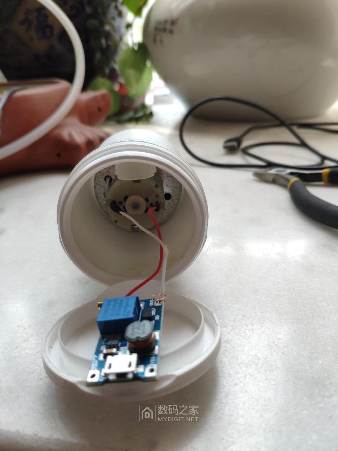 bosch 5-12v石墨旋片无油小气泵diy增氧泵