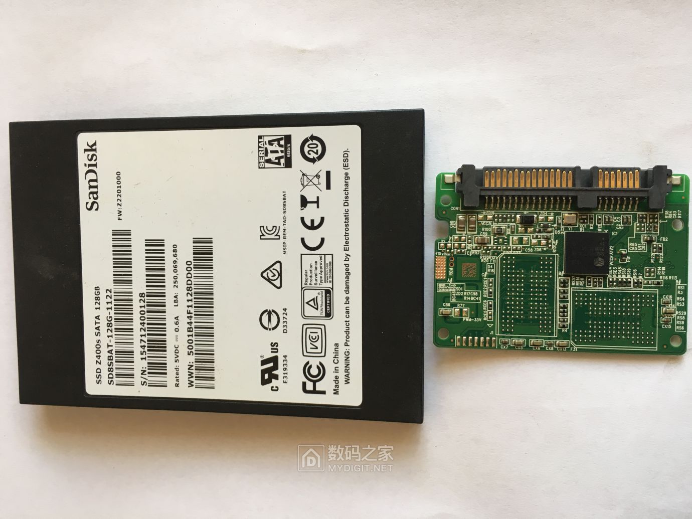 固态拆解记录贴之闪迪z400s128g
