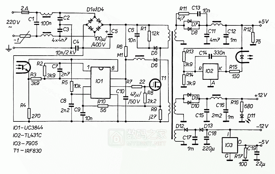 uc3844典型应用电路图图片
