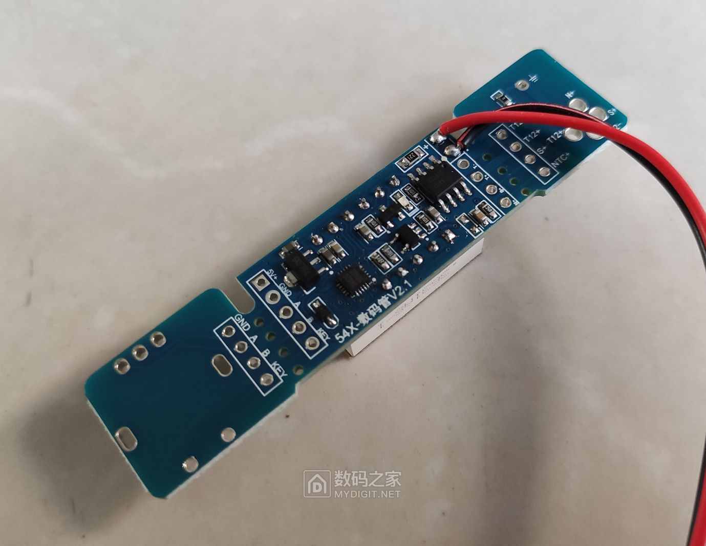 见便宜买了个数码管版本t12控制板