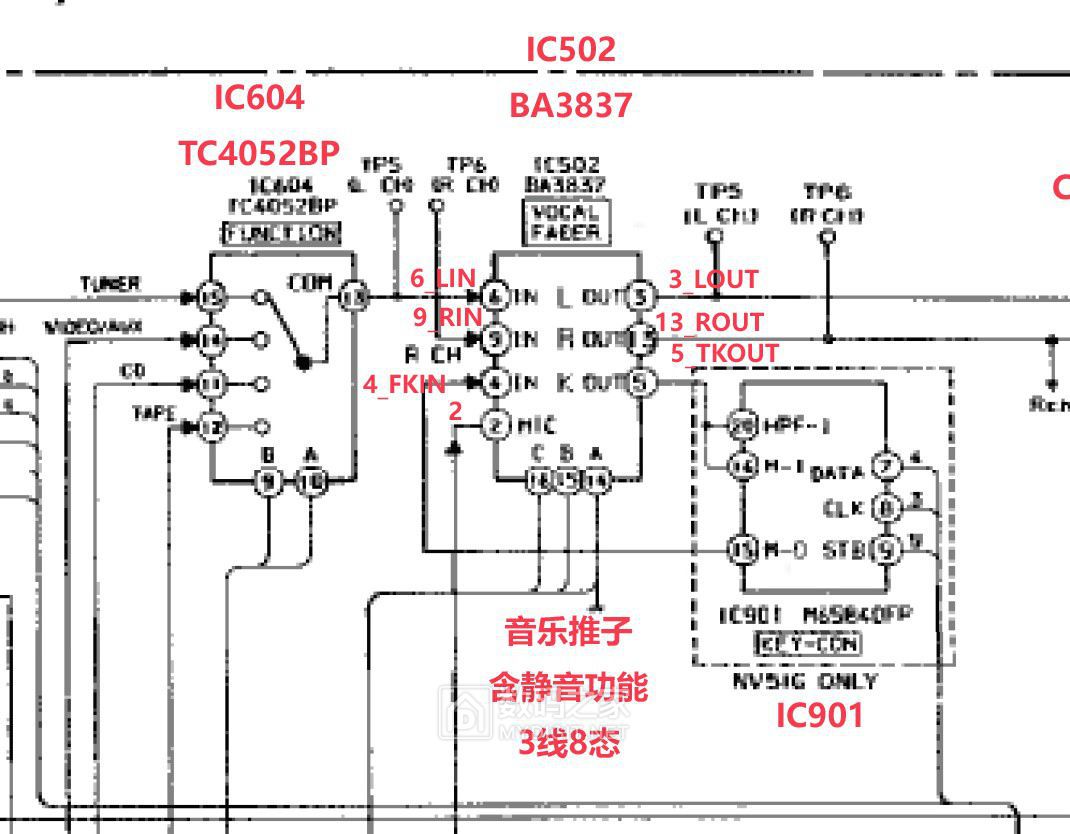 爱华组合音响接线图图片