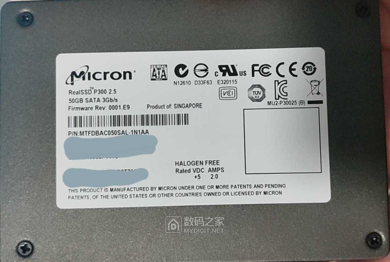 镁光p300固态硬盘疑问