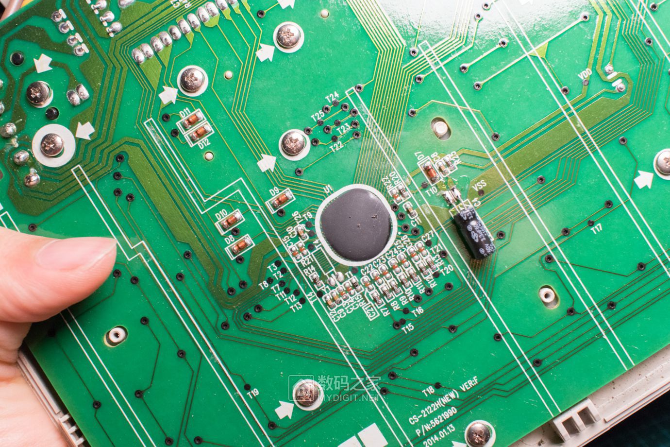 夏普sharp银行专用荧光计算器cs2122h拆解2014年版本