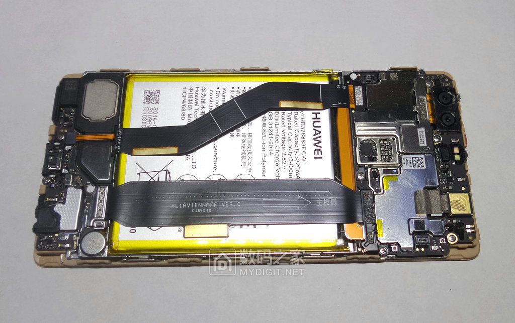 『rose 拆解』拆华为p9 plus换电池. - 拆机乐园 数码之家
