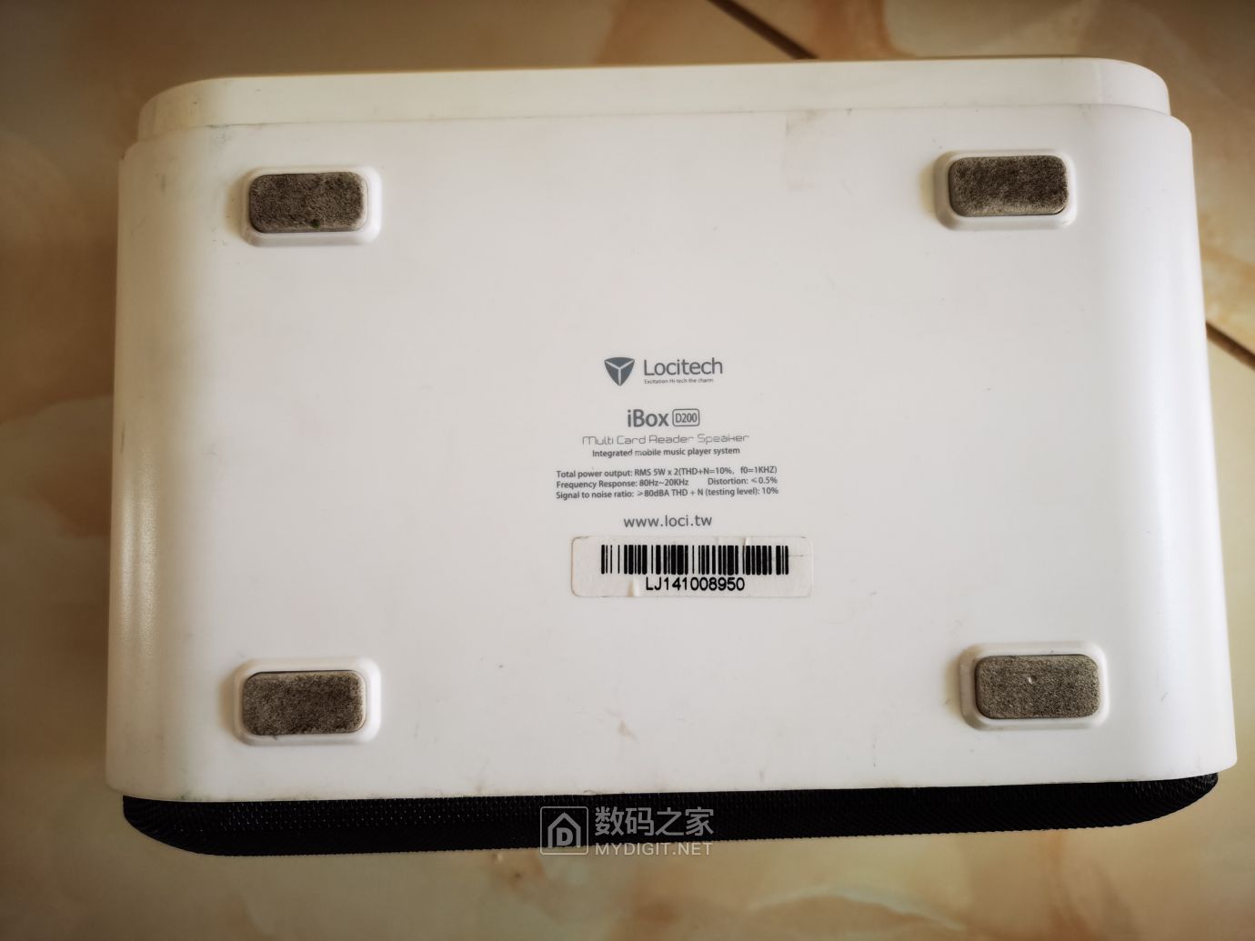 朗技d200蓝牙音箱拆解locitechibox