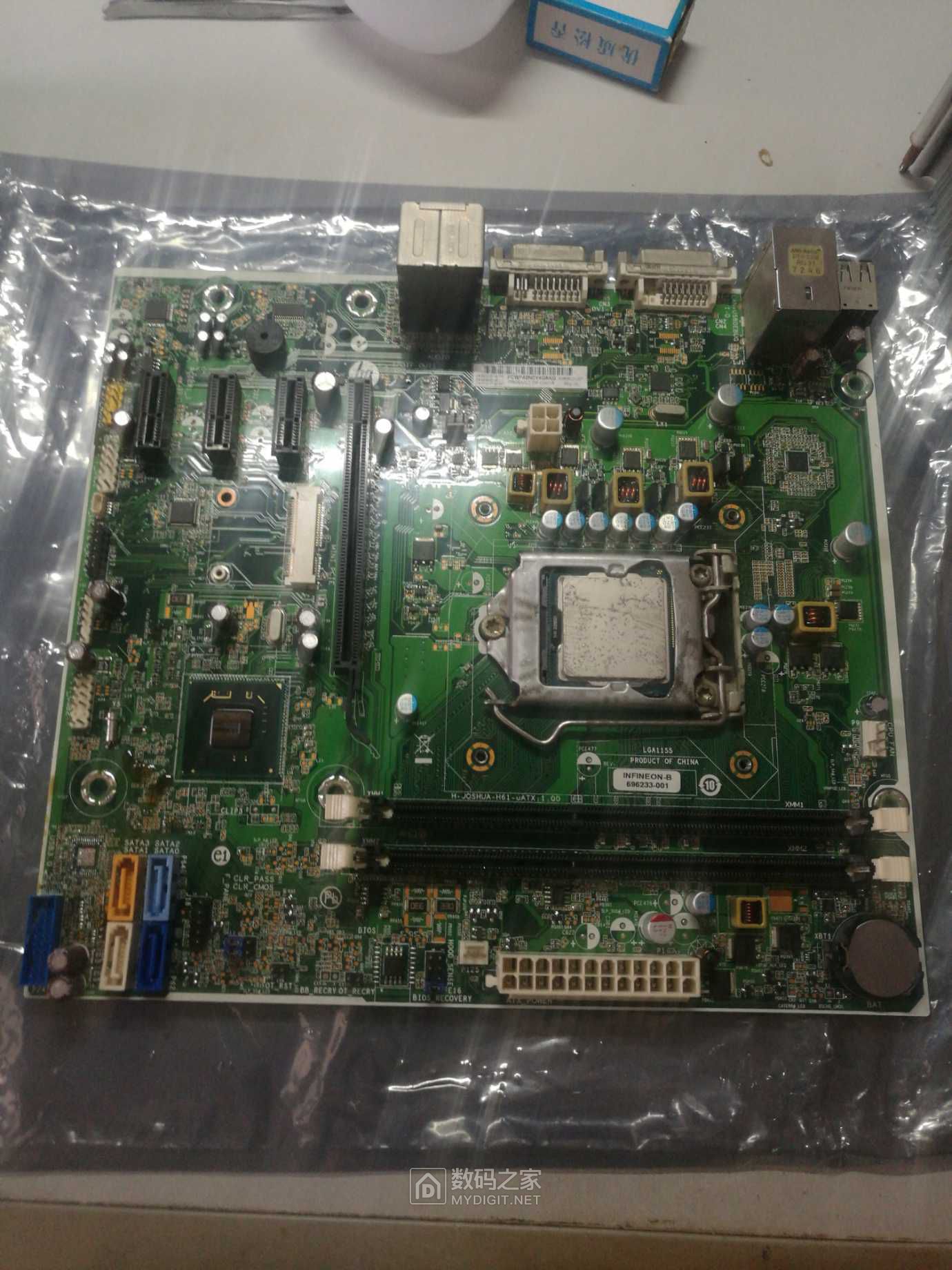 首秀彻底烂尾学修自用惠普电脑hjoshuah61uatx主板