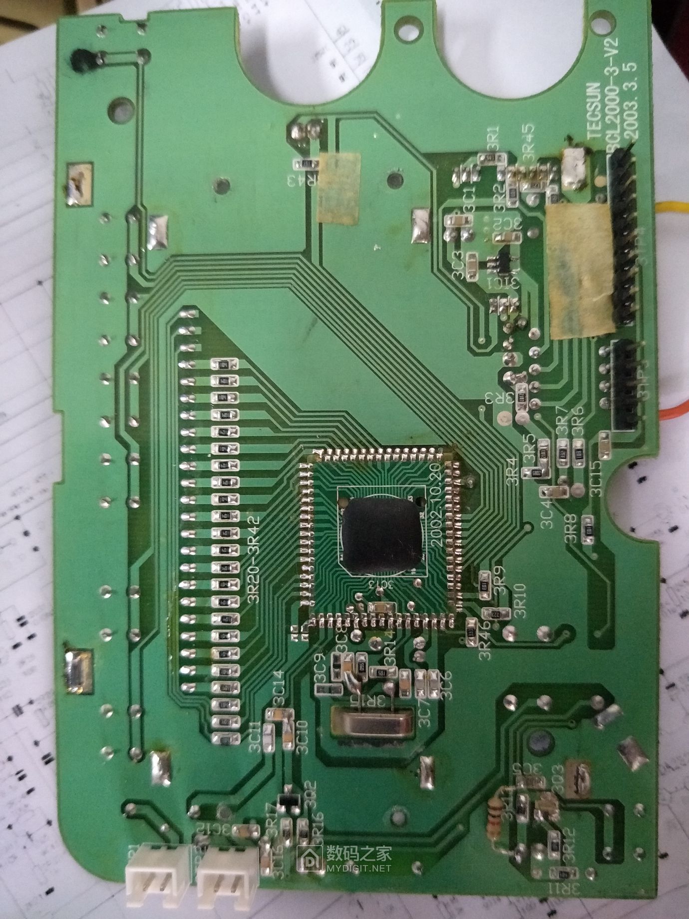 德生bcl2000收音机不开机拆解检修