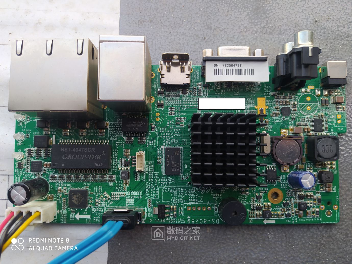 拆一个海康威视ds-7104n-f1/4p