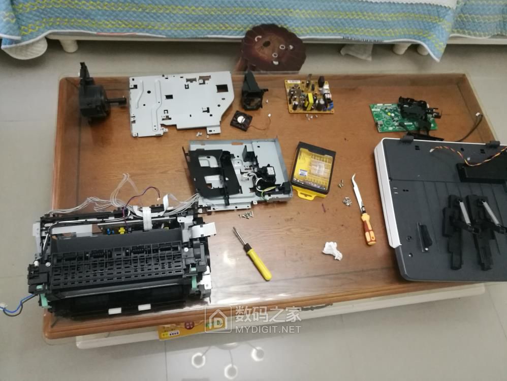 富士施乐m158b拆机取卡纸清废粉