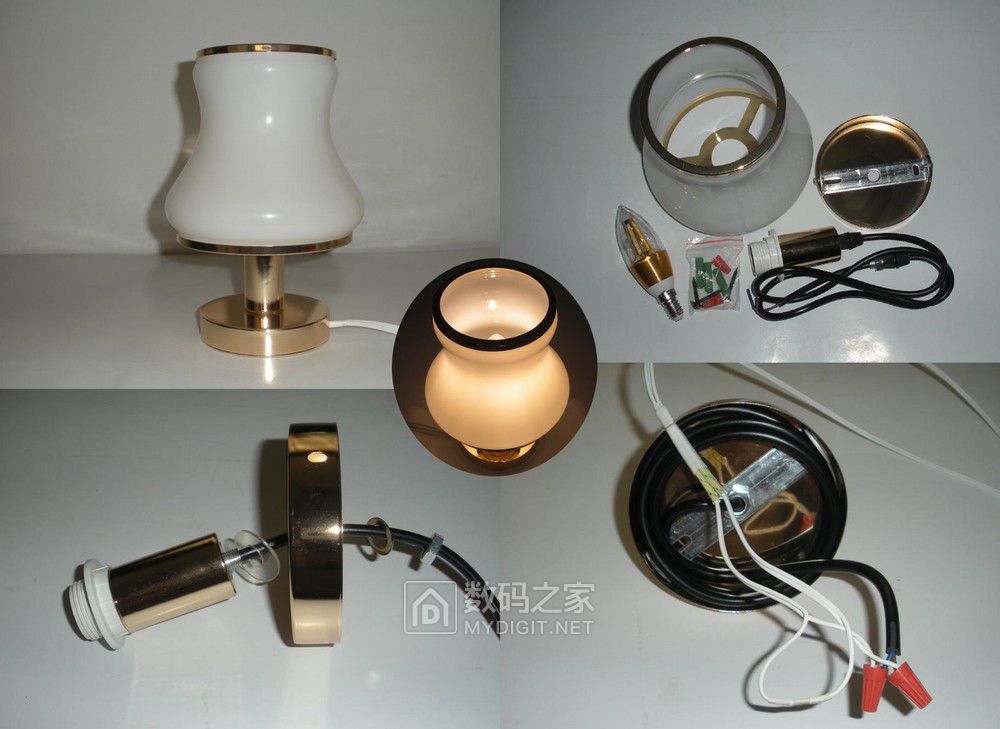 拆一个单头简约吊灯