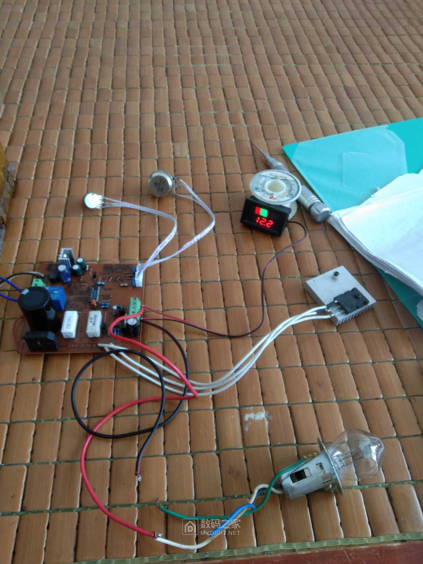 自制线性可调电源带载能力差