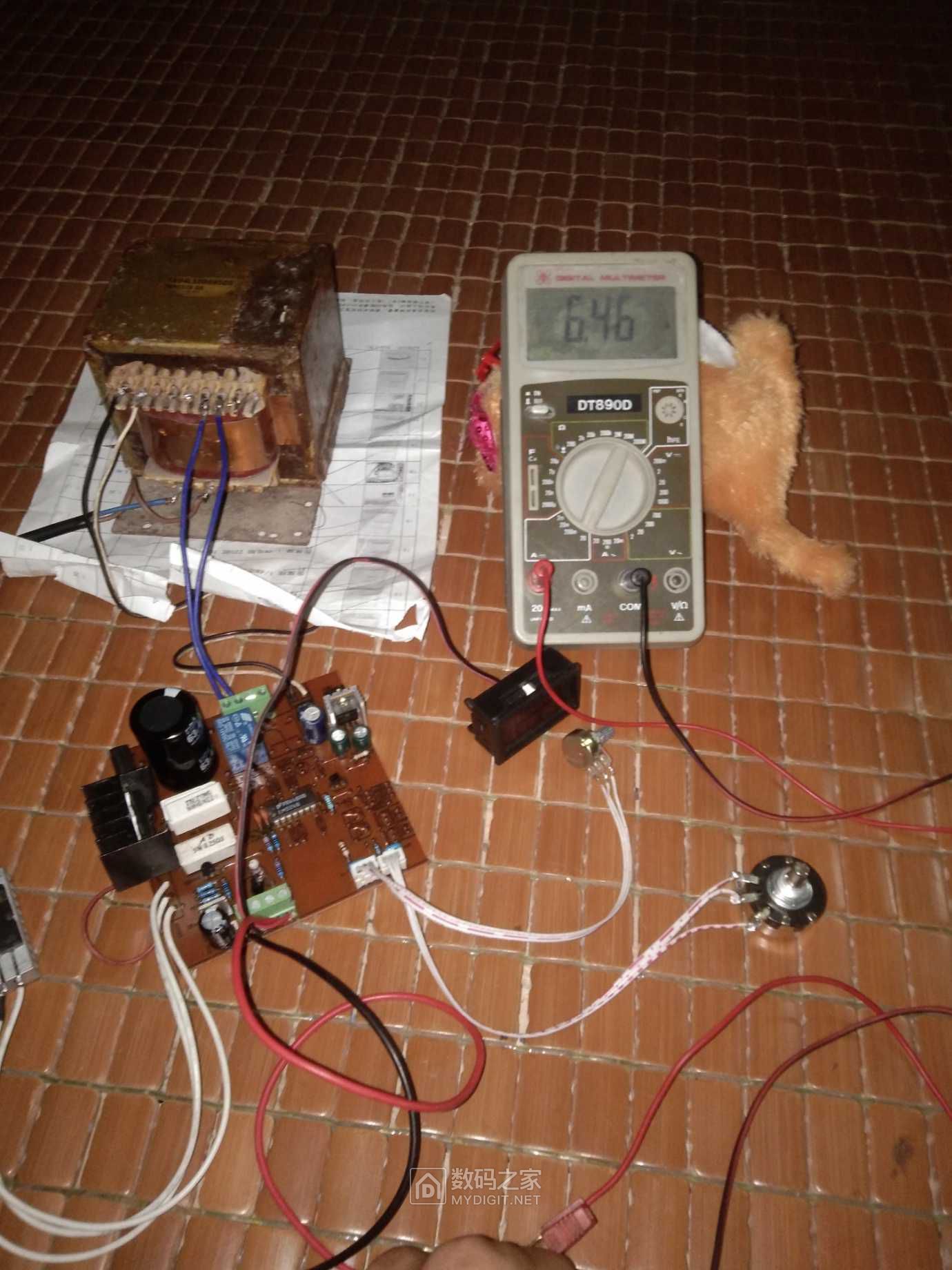 自制线性可调电源带载能力差