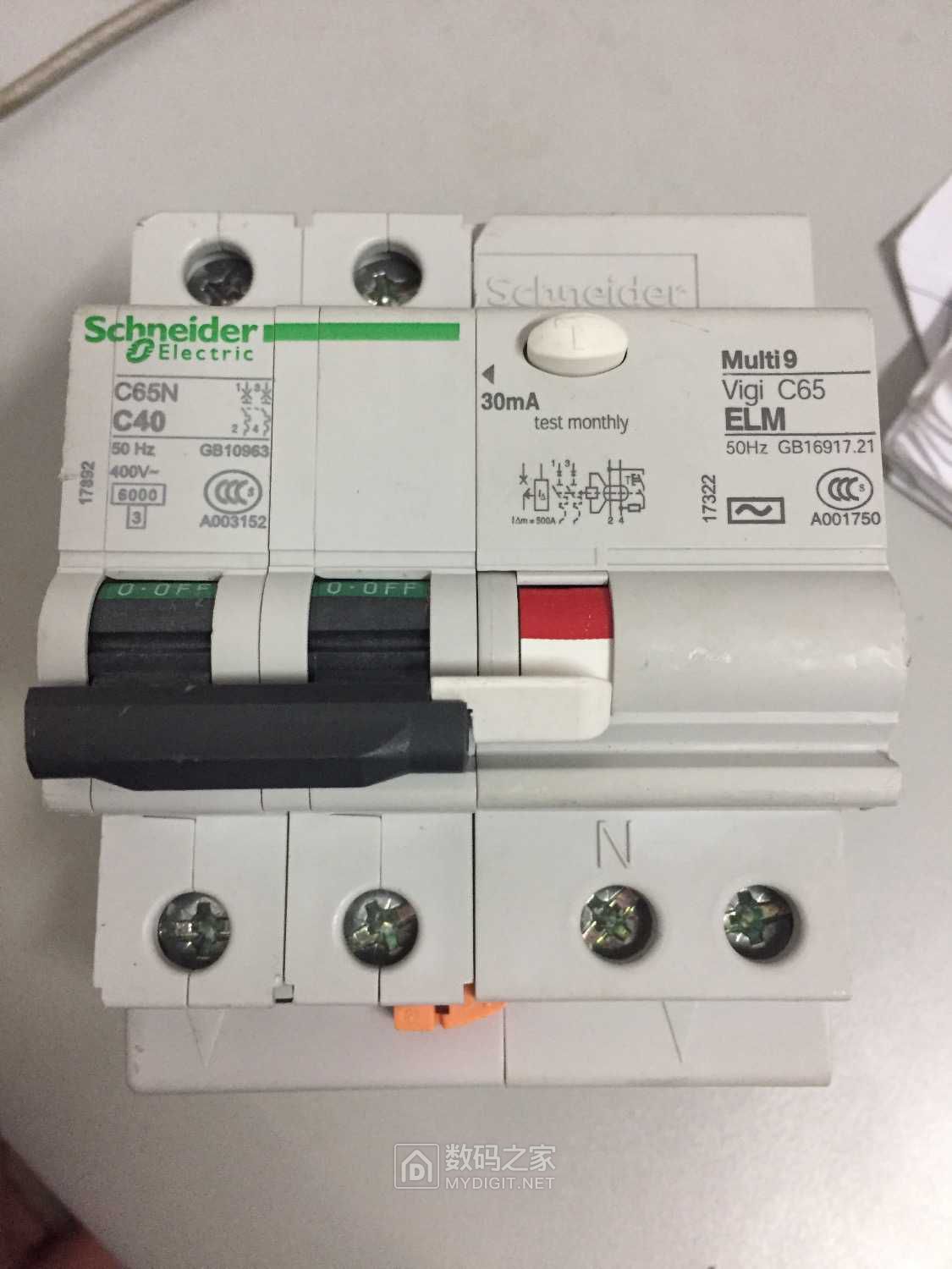 施耐德elm电磁式保护器拆解求真假schneidermulti9vigic65