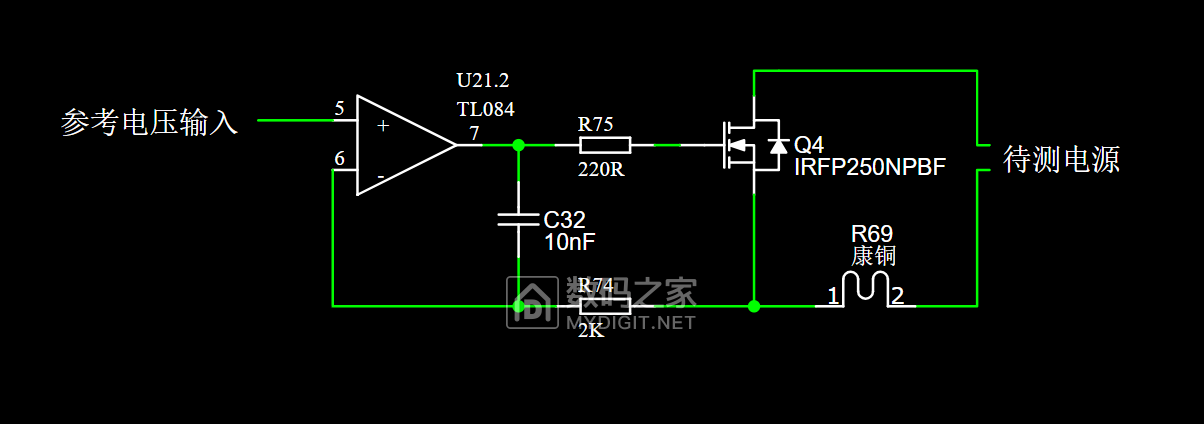 求一個電子負載的原件和pcb材料