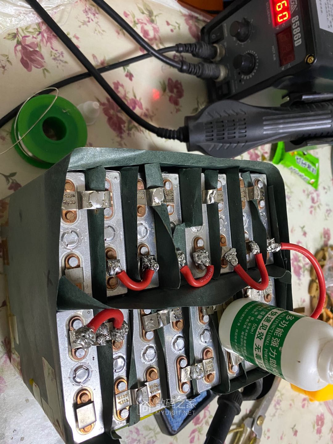 自己diy一个48v电动车锂电池组