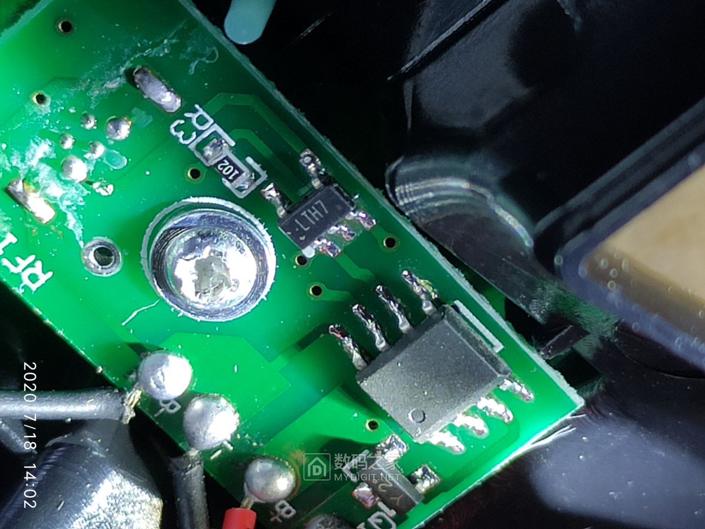 拆山寨头灯确认充电安全才敢用