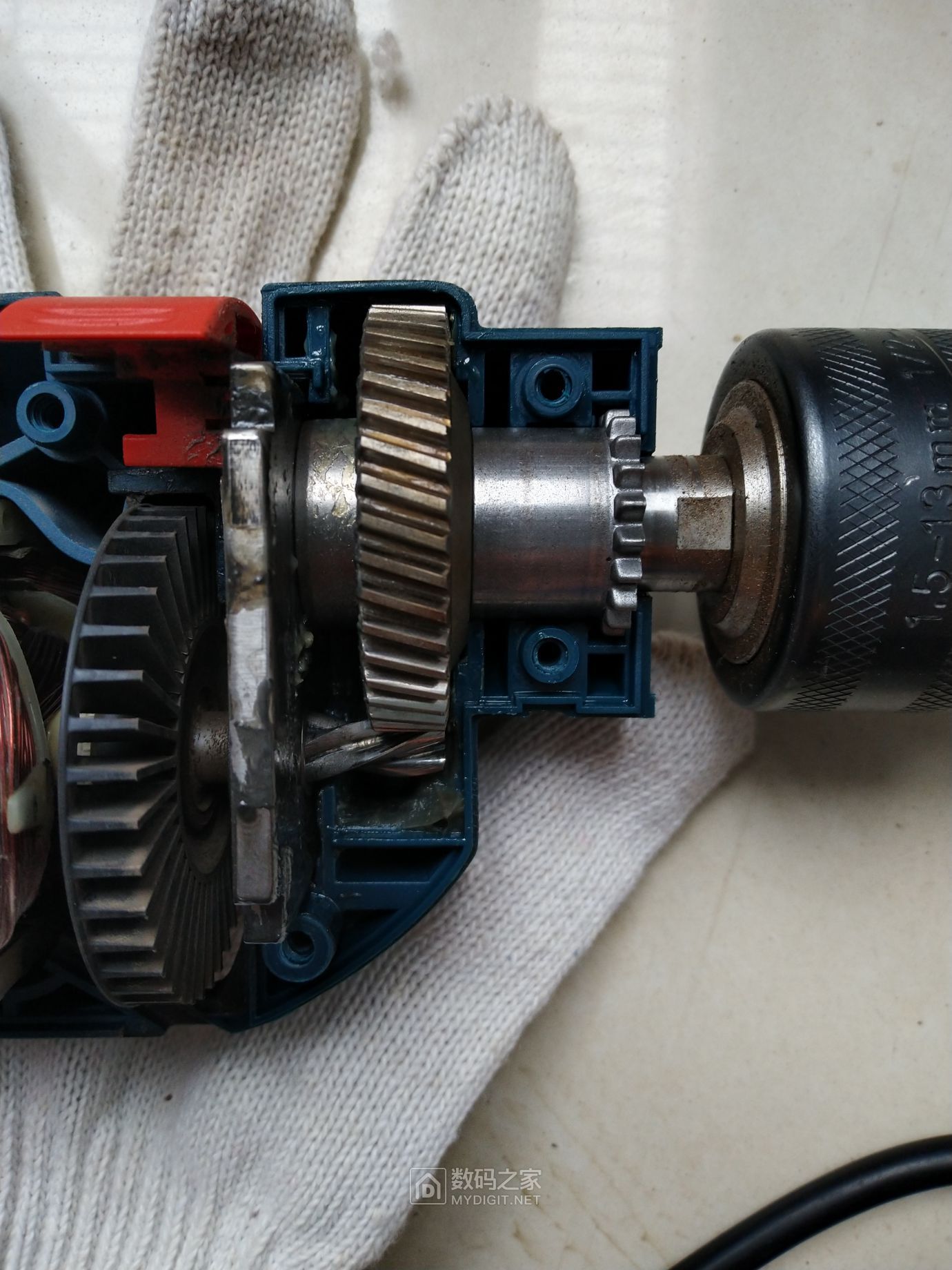 博世boschgsb600reset13毫米冲击钻拆机