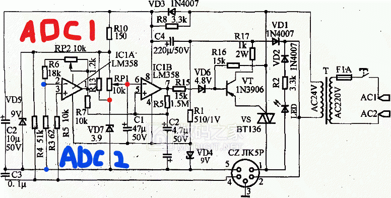 自制t12焊台电路图图片