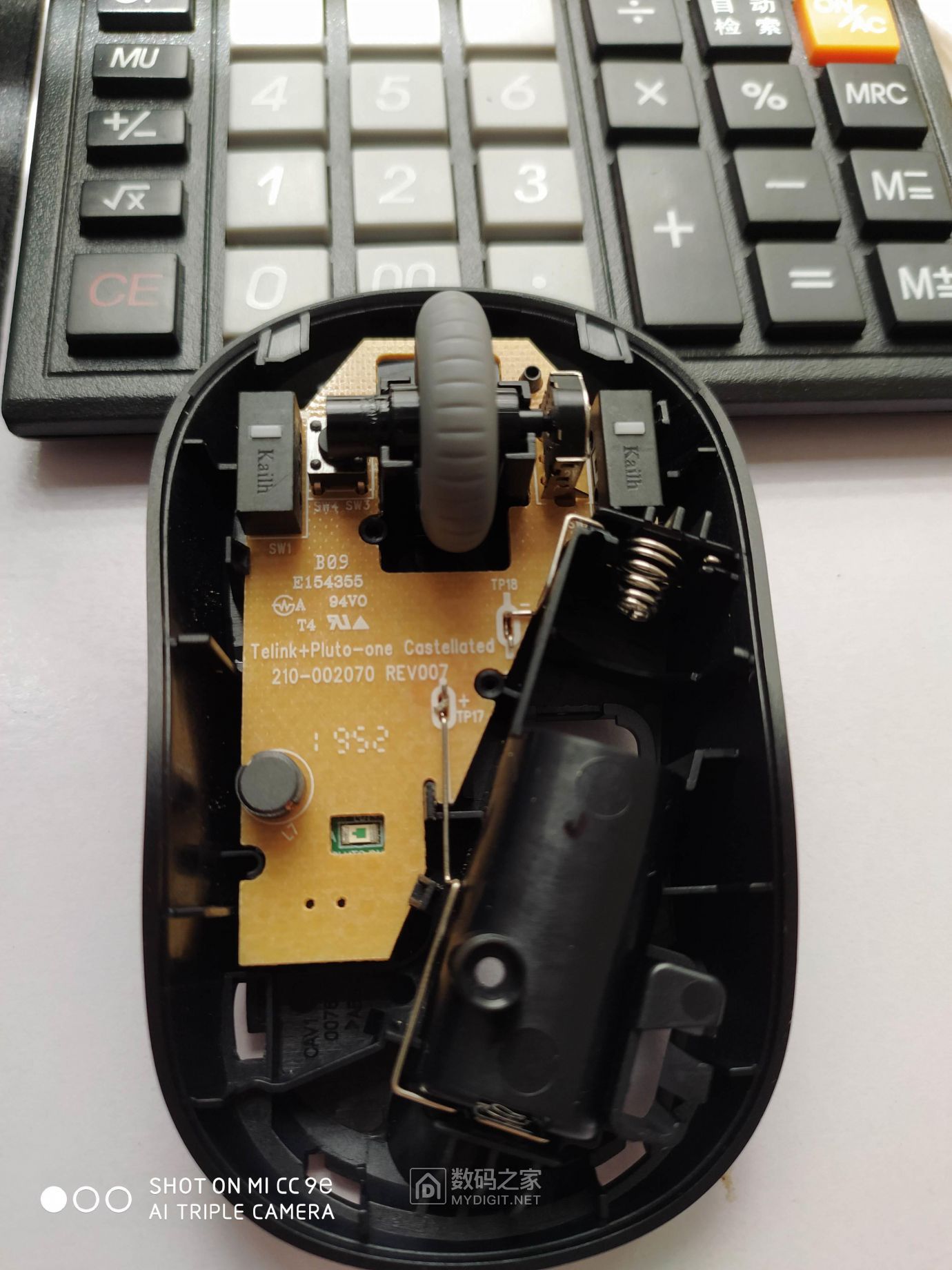 罗技m185拆解不知道是否山寨的