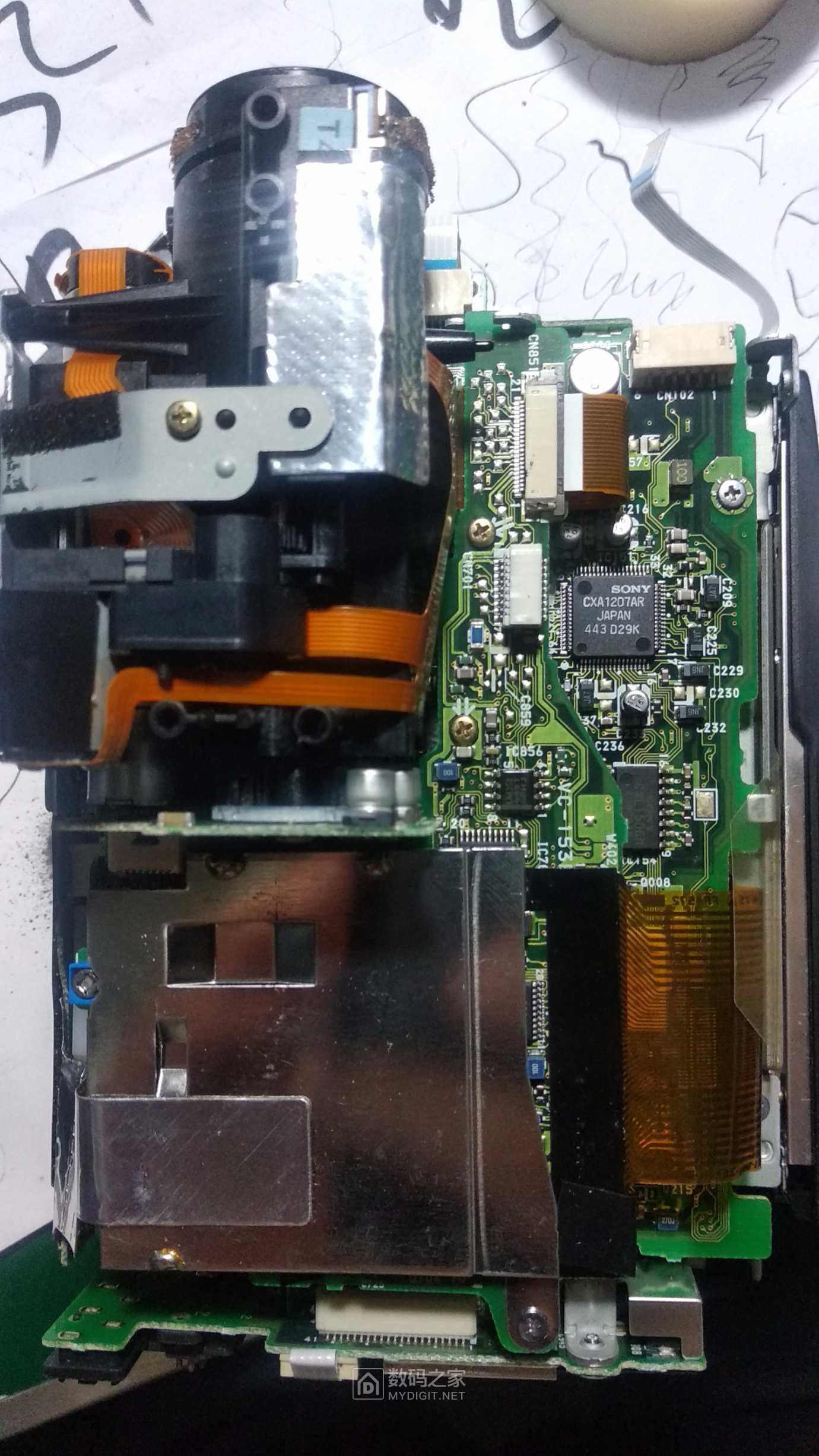 索尼磁带录像机部分拆解图片