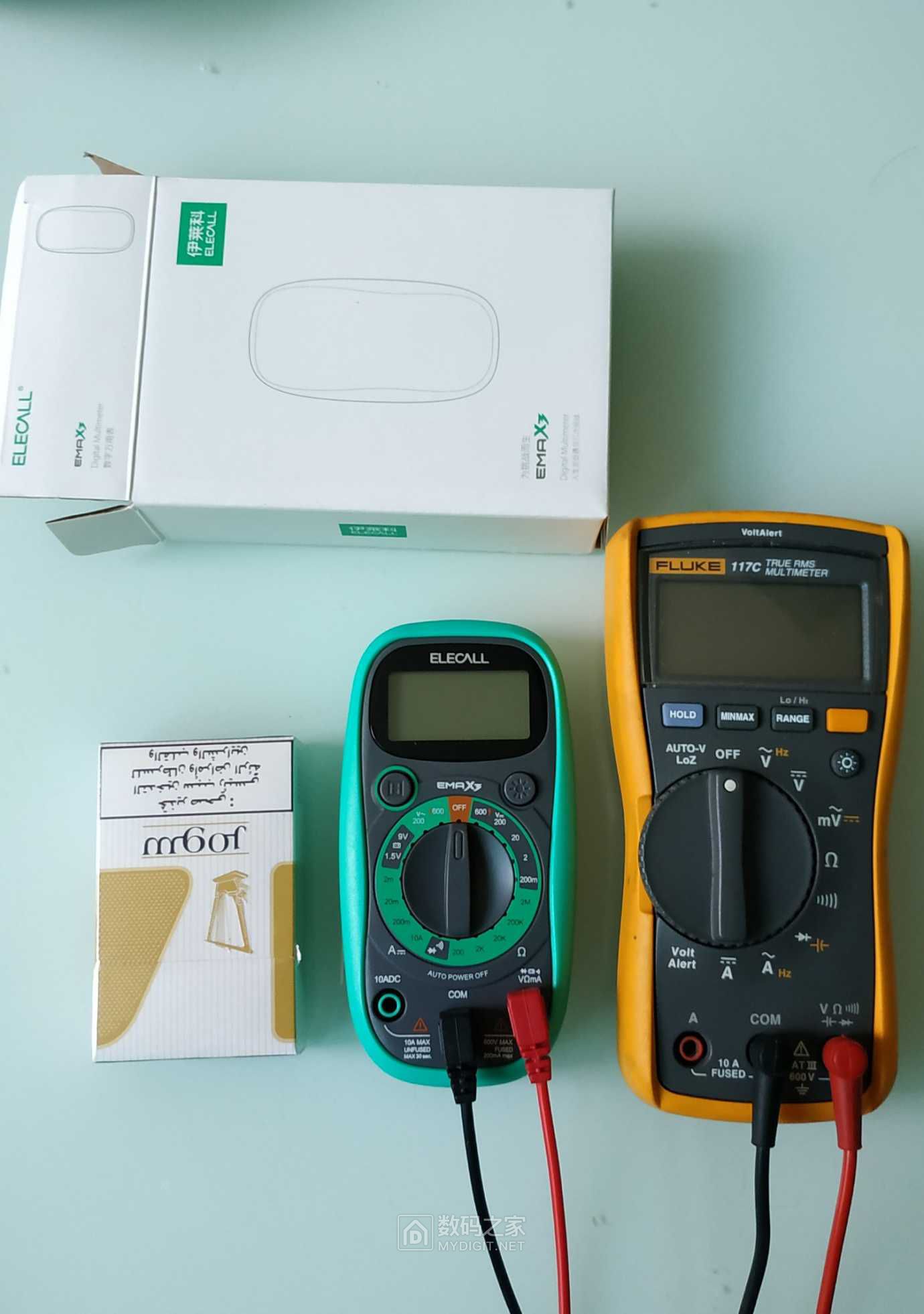 今天收到论坛神器伊莱科emax3万用表