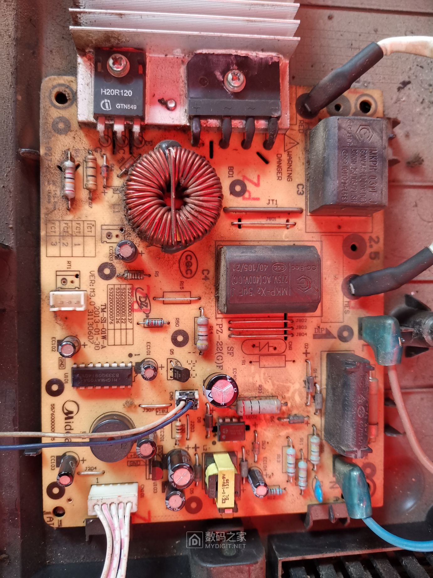 美的单芯片highway09a电磁炉c20sk2002