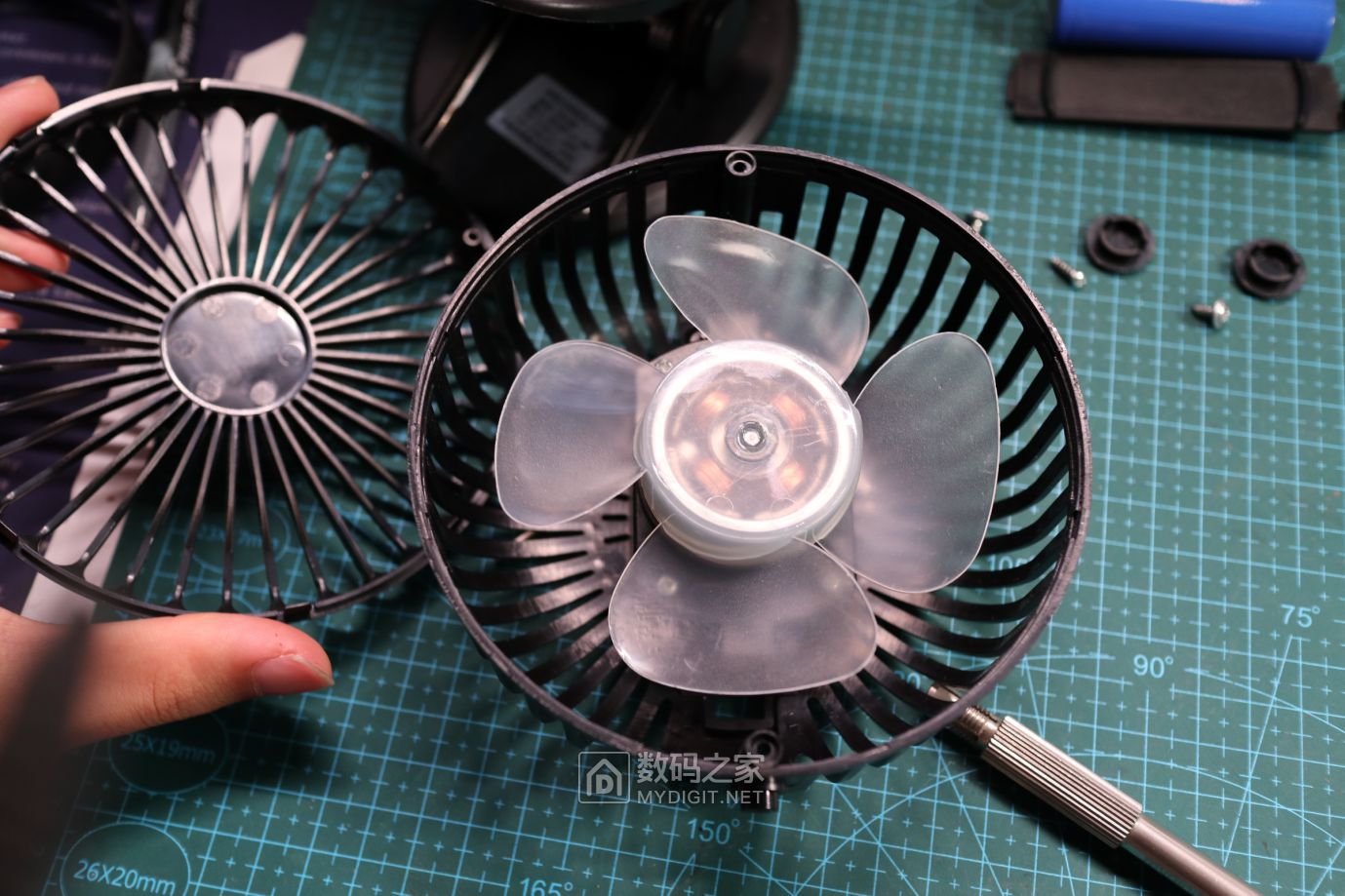 智鲸无刷usb风扇拆机升级记