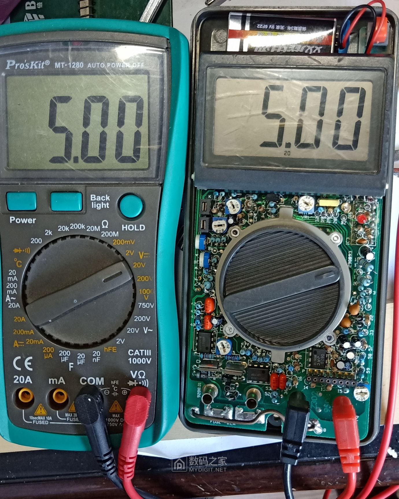 又从朋友处抢来一块dt9208万用表进行清理和简单校准
