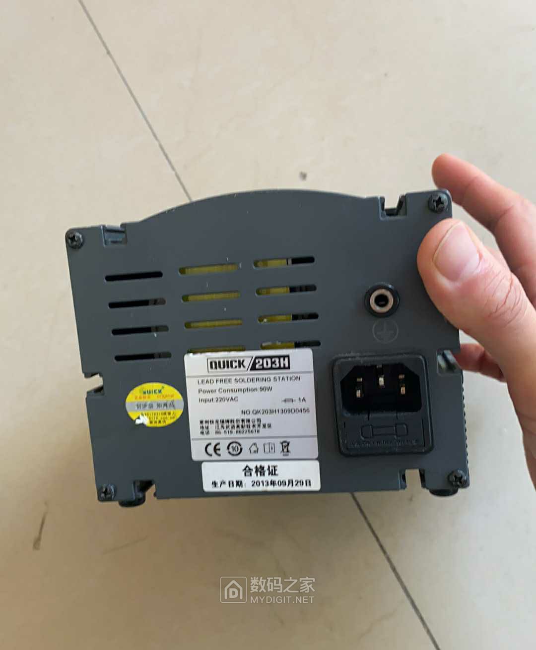 快克203h焊台求解