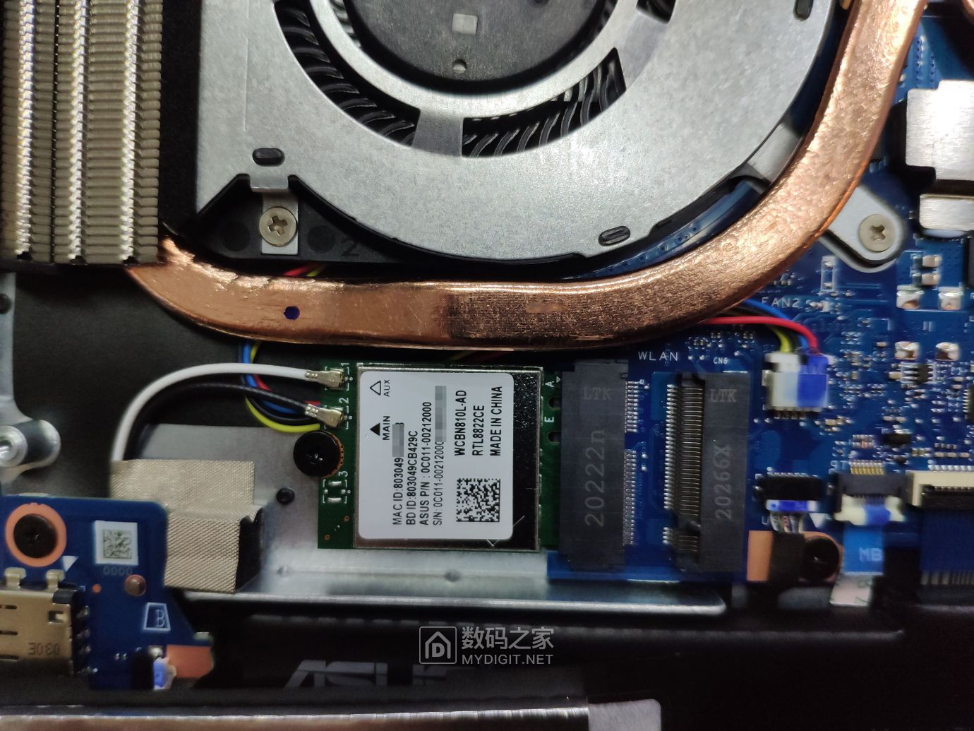 华硕天选笔记本fa506拆机加硬盘