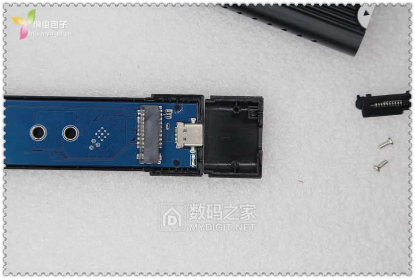 优越者m2nvme固态硬盘盒拆解试用评测
