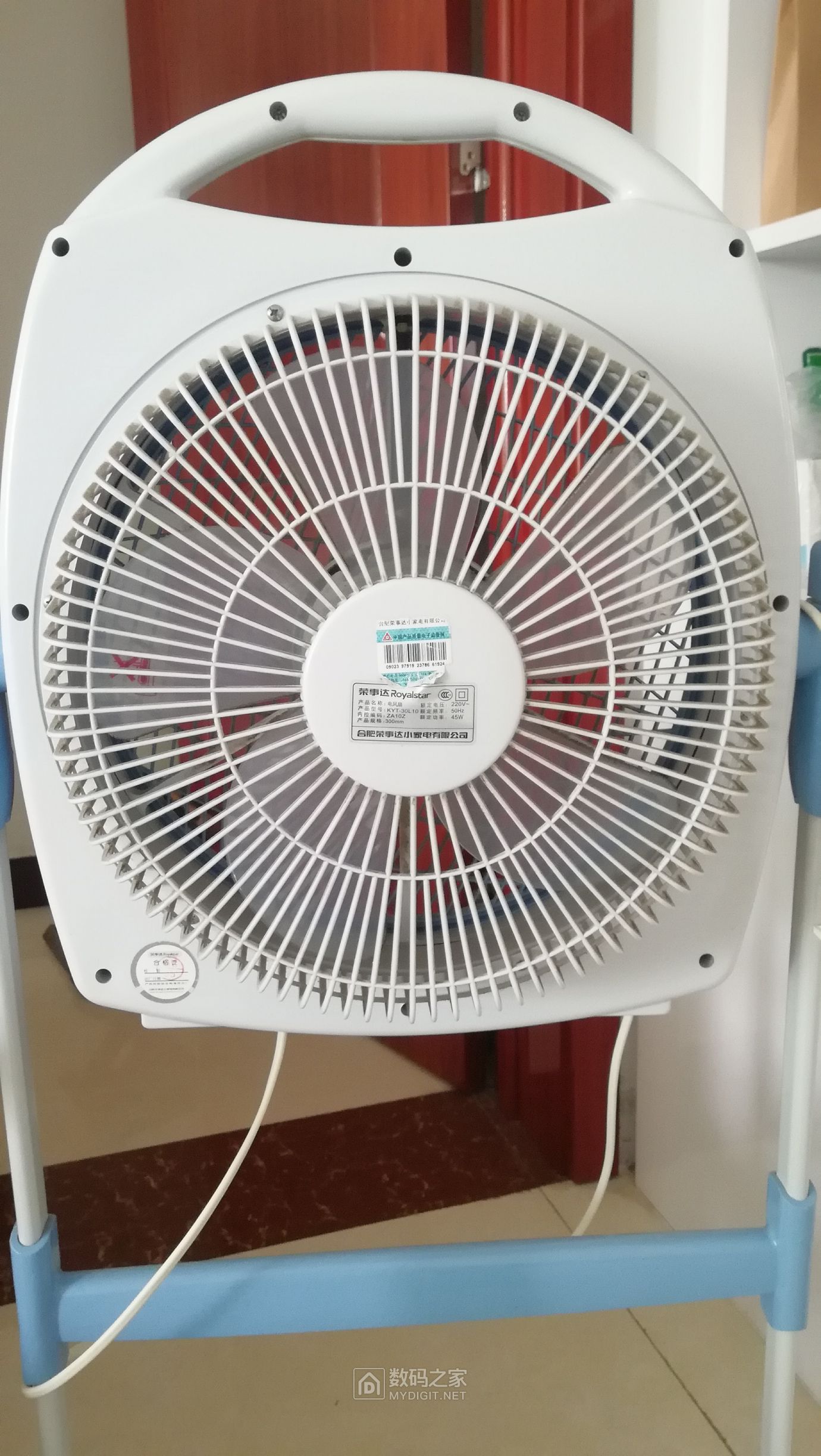 拆个荣事达电风扇型号kyt30l10功率45w