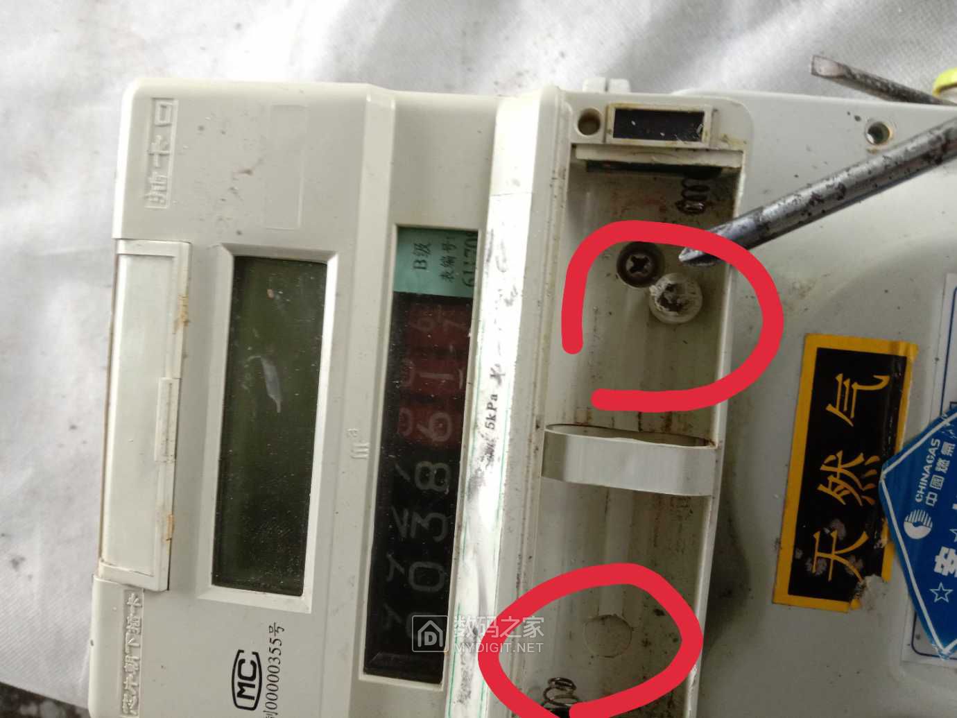 拆个天然气燃气表多图易杀猫
