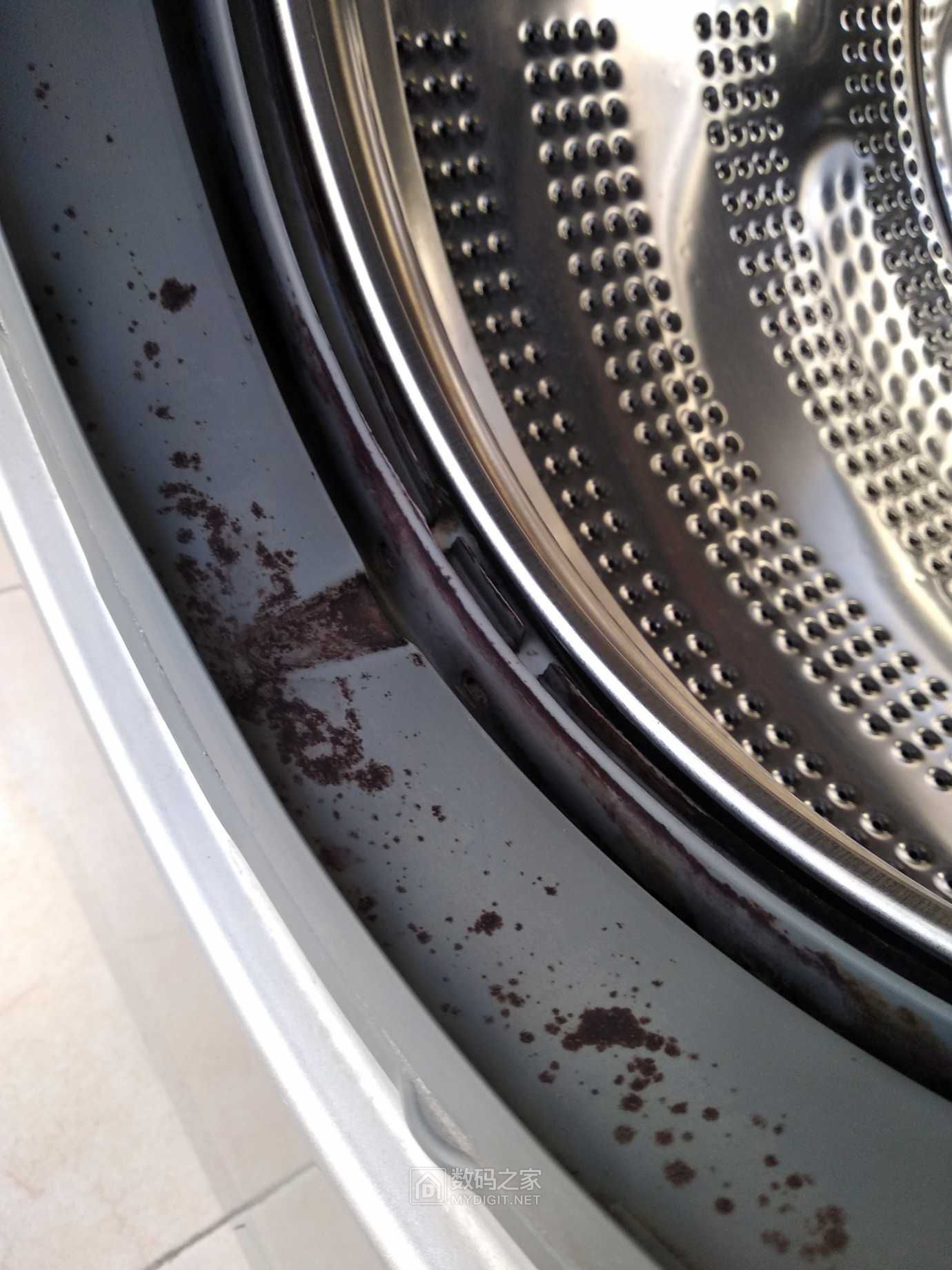 请问滚筒洗衣机门封脏及润滑脂