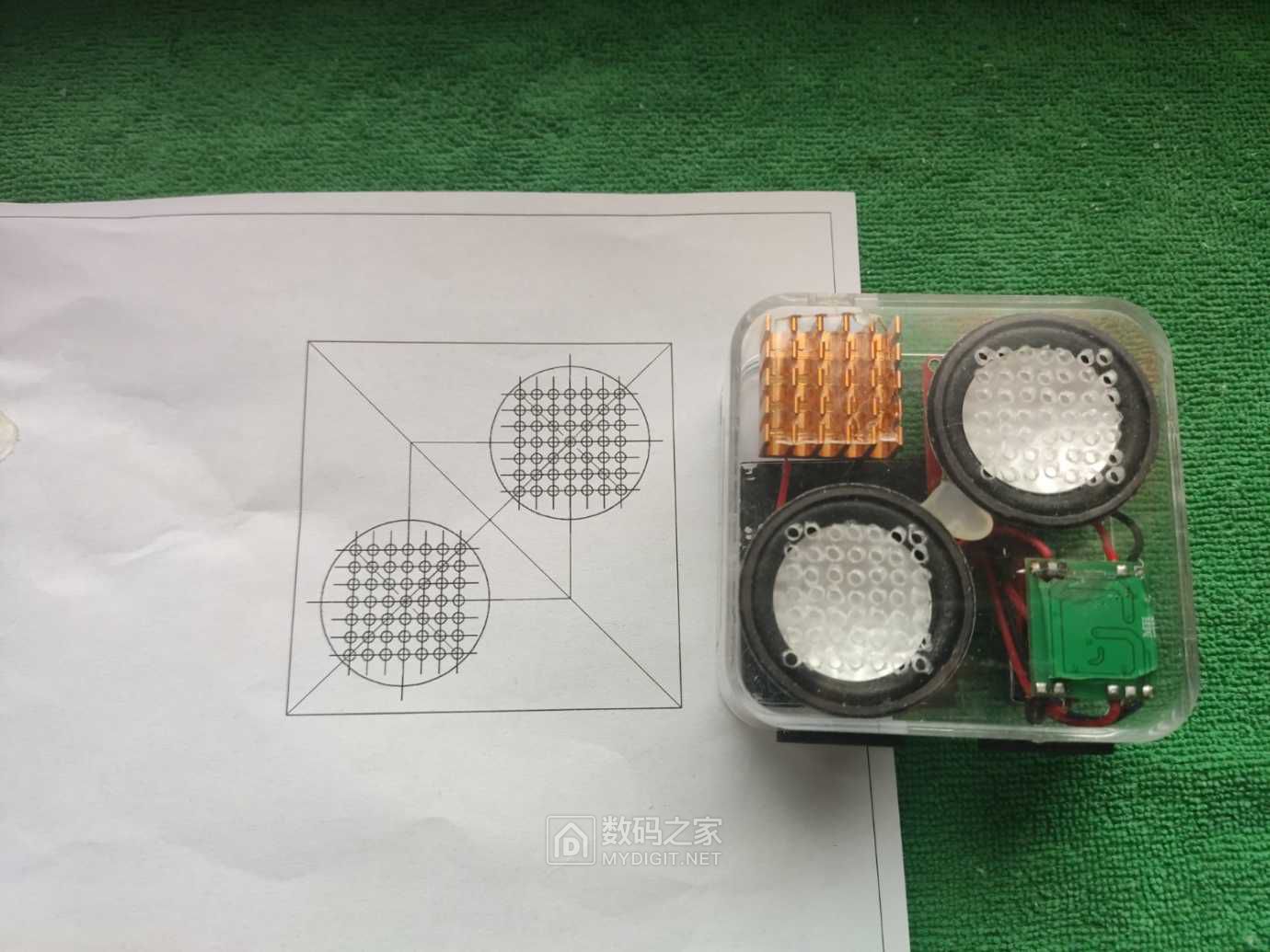 diy一個pos機盒立體聲mini藍牙音箱