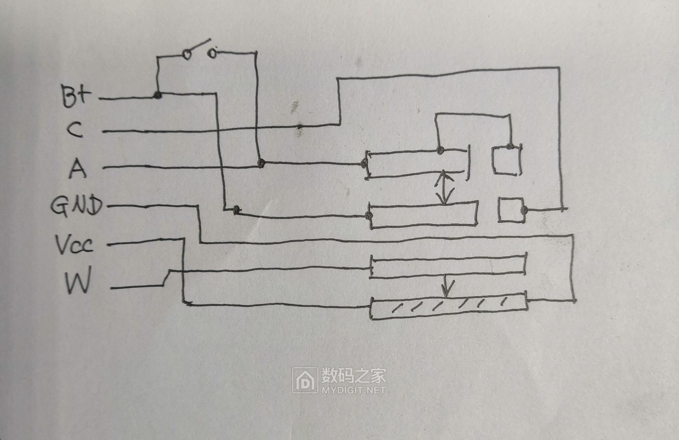 手持角磨机电路图图片