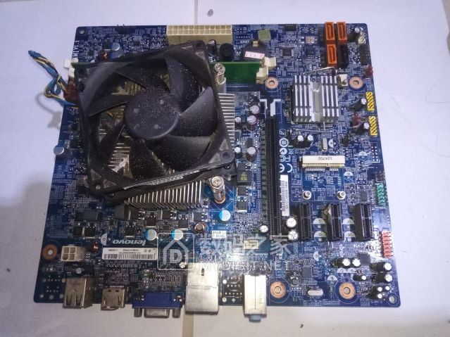 联想h61主板 双核g2010cpu 单条宇瞻4g内存 原装散热器 119元 拆机